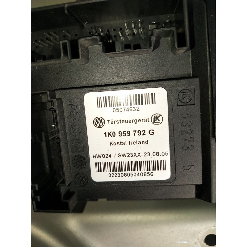 Recambio de elevalunas delantero derecho para skoda octavia ii (1z3) 1.9 tdi referencia OEM IAM 1K0959792 5P 2004