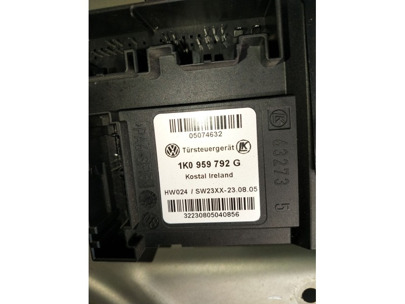 Recambio de elevalunas delantero derecho para skoda octavia ii (1z3) 1.9 tdi referencia OEM IAM 1K0959792 5P 2004