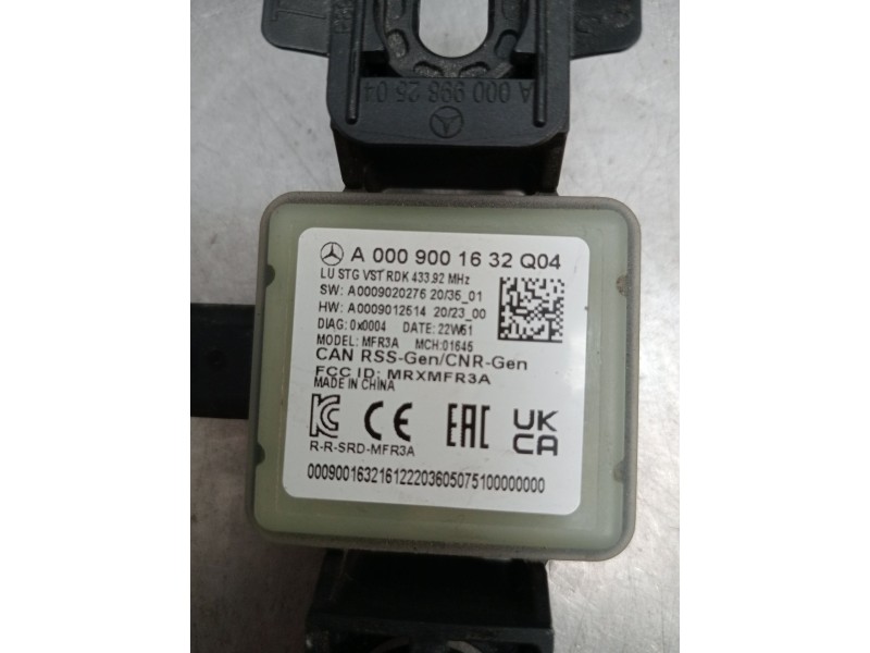 Recambio de modulo electronico para mercedes-benz clase c (w206) c 200 d (206.003) referencia OEM IAM A0009001632 A000902276 A00