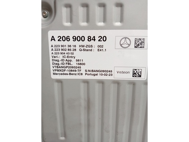 Recambio de modulo electronico para mercedes-benz clase c (w206) c 200 d (206.003) referencia OEM IAM A2069008420 A2239013616 A2