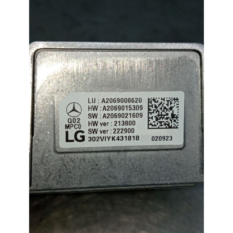 Recambio de modulo electronico para mercedes-benz clase c (w206) c 200 d (206.003) referencia OEM IAM A2069008620 A2069015309 A2