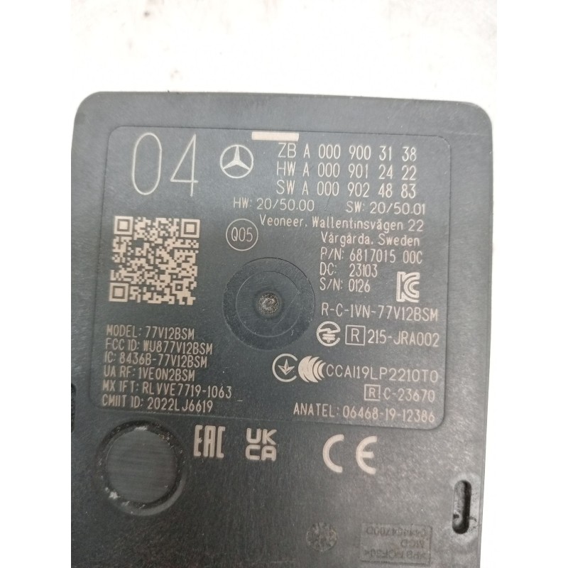 Recambio de modulo electronico para mercedes-benz clase c (w206) c 200 d (206.003) referencia OEM IAM A0009003138 A0009012422. A