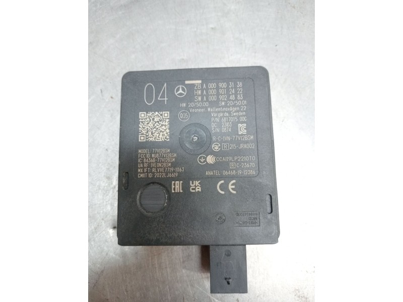 Recambio de modulo electronico para mercedes-benz clase c (w206) c 200 d (206.003) referencia OEM IAM A0009003138 A0009012422 A0