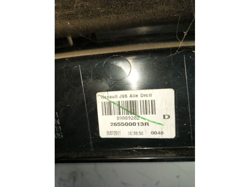 Recambio de piloto trasero derecho para renault scénic iii (jz0/1_) 1.5 dci referencia OEM IAM 265500013R  2009