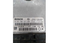 Recambio de centralita motor uce para opel astra g berlina referencia OEM IAM 0281001971 09180353 DX 2