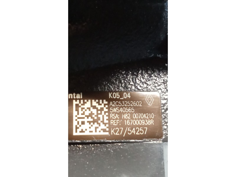 Recambio de bomba inyeccion para renault scénic iii (jz0/1_) 1.5 dci referencia OEM IAM A2C53252602 167000938R CONTINENTAL