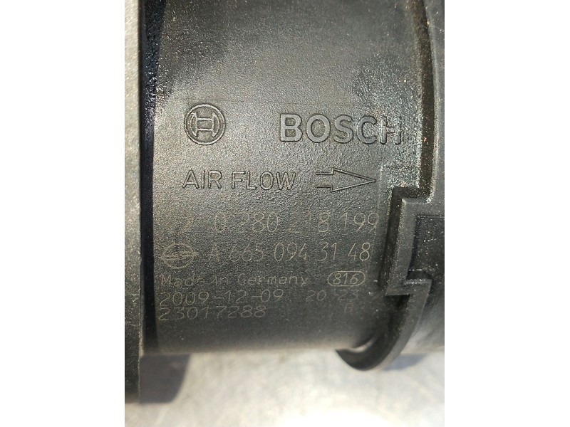 Recambio de caudalimetro para ssangyong rodius i 2.7 xdi referencia OEM IAM 0280218199 A6650943148 2005