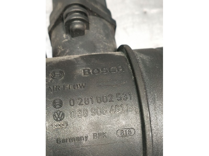 Recambio de caudalimetro para skoda octavia ii (1z3) 1.9 tdi referencia OEM IAM 0281002531 038906461B 2005
