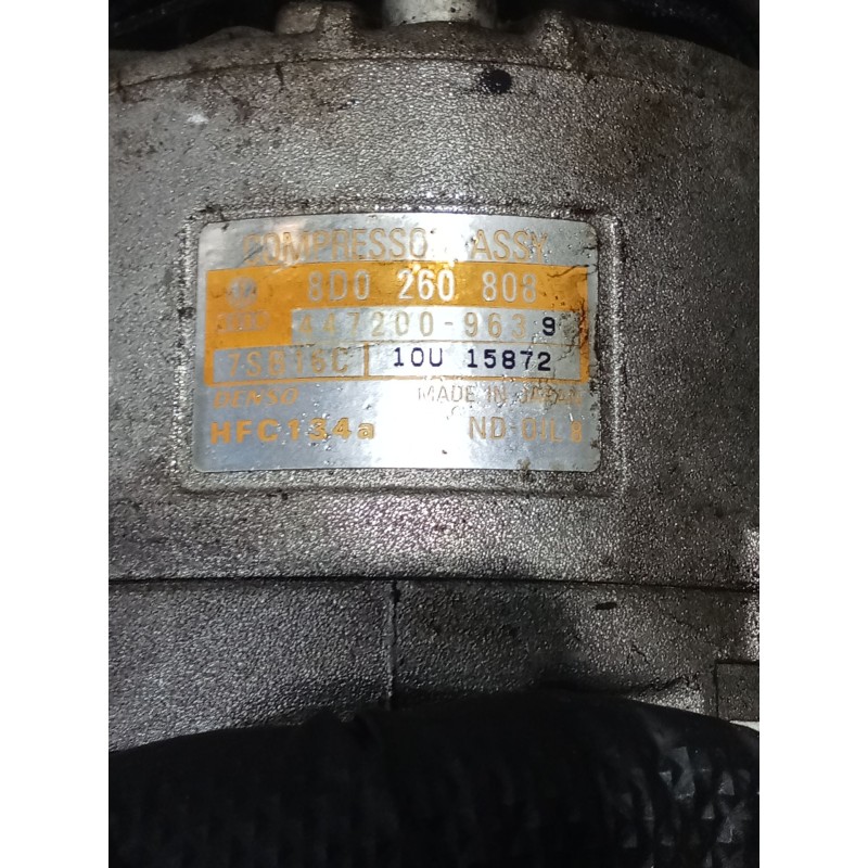 Recambio de compresor aire acondicionado para audi a6 c5 (4b2, 4b4) 1.8 t referencia OEM IAM 8D0260808 4472009639 98