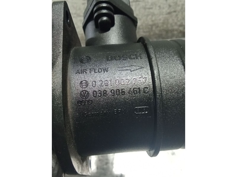 Recambio de caudalimetro para volkswagen golf iv (1j1) 1.9 tdi referencia OEM IAM 0281002757 038906461C 