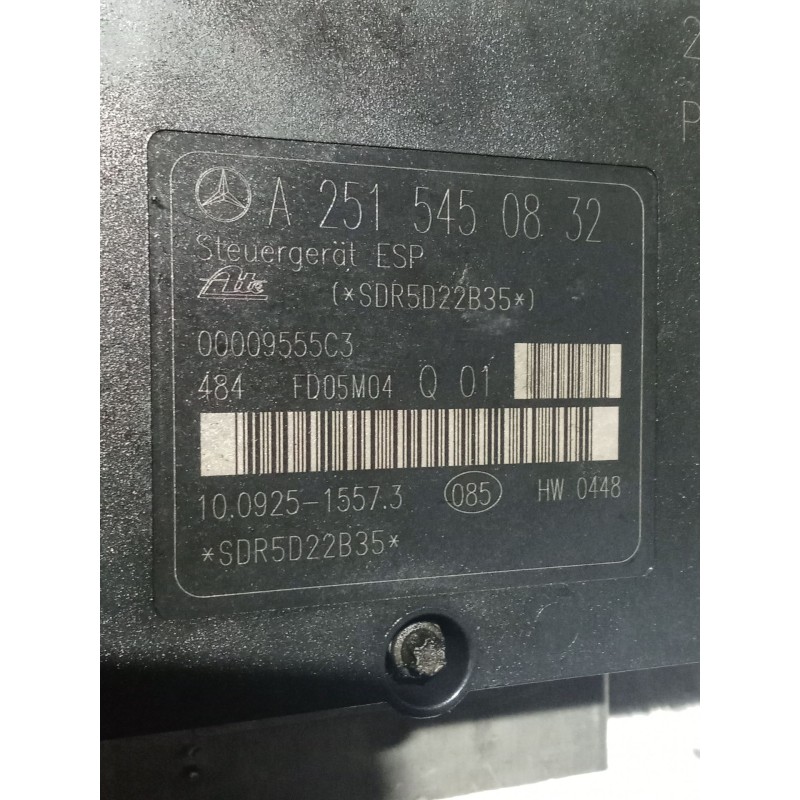 Recambio de abs para mercedes-benz clase m (w164) ml 350 4-matic (164.186) referencia OEM IAM A2515450832 10092515573 1002080637
