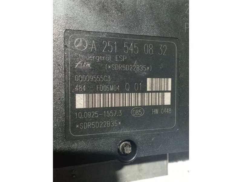 Recambio de abs para mercedes-benz clase m (w164) ml 350 4-matic (164.186) referencia OEM IAM A2515450832 10092515573 1002080637