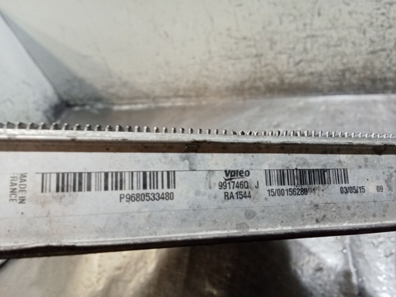 Recambio de radiador agua para peugeot partner furgoneta/monovolumen 1.6 hdi / bluehdi 75 referencia OEM IAM P9680533480  12