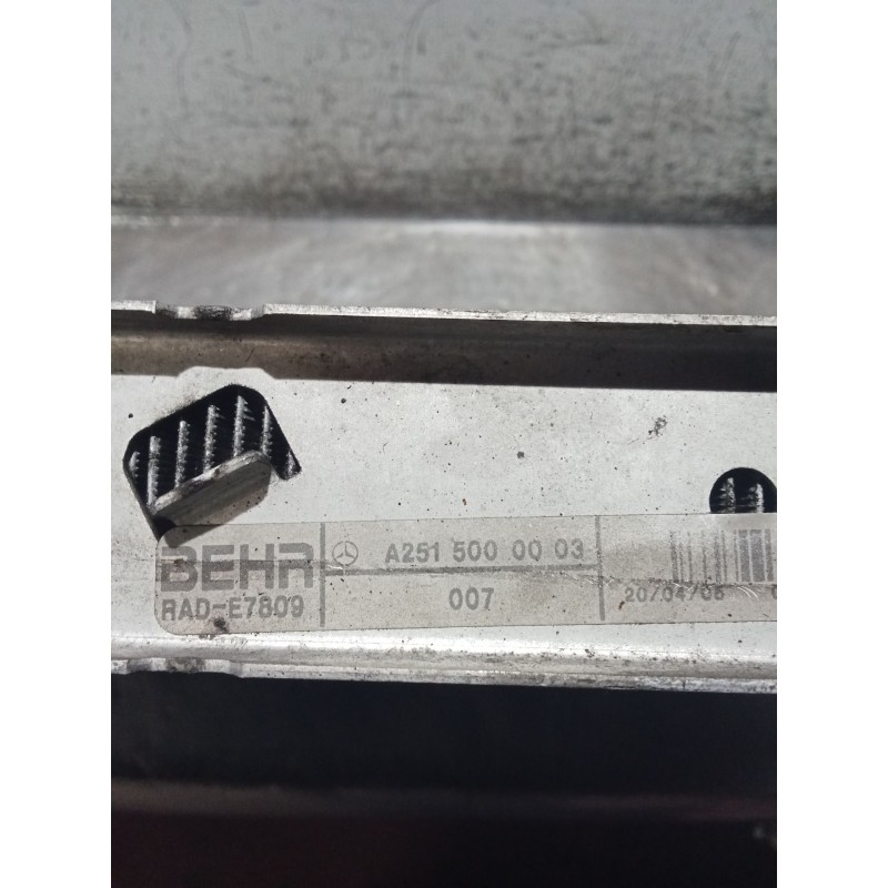Recambio de radiador agua para mercedes-benz clase m (w164) ml 350 4-matic (164.186) referencia OEM IAM A2515000004 A2515000003 