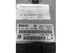 Recambio de centralita motor uce para opel vectra b berlina 2.0 dti referencia OEM IAM 0281001633 90508986 LA 2