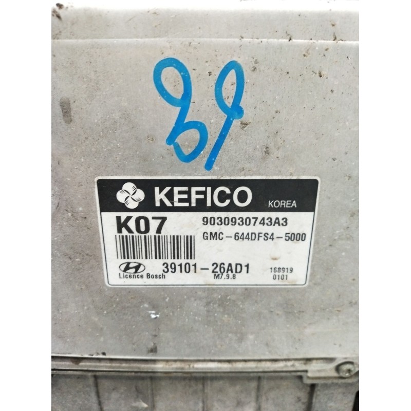 Recambio de centralita motor uce para hyundai accent iii (mc) 1.4 gl referencia OEM IAM 3910126AD1 9030930743A3 GMC644DFS45000 2