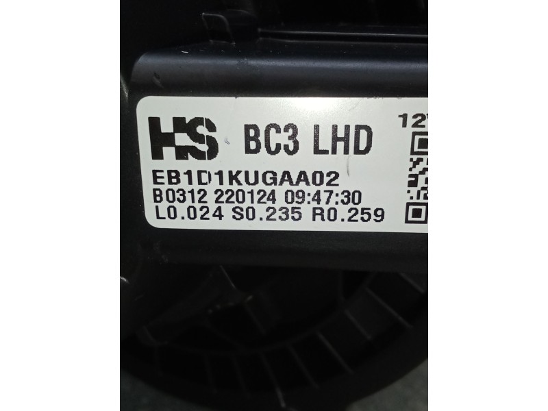 Recambio de motor calefaccion para hyundai i20 iii (bc3, bi3) 1.0 t-gdi referencia OEM IAM EB1D1kUGAA02 B0312220124 