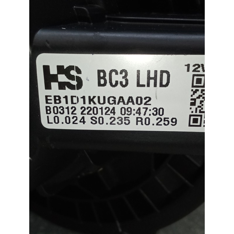 Recambio de motor calefaccion para hyundai i20 iii (bc3, bi3) 1.0 t-gdi referencia OEM IAM EB1D1kUGAA02 B0312220124 