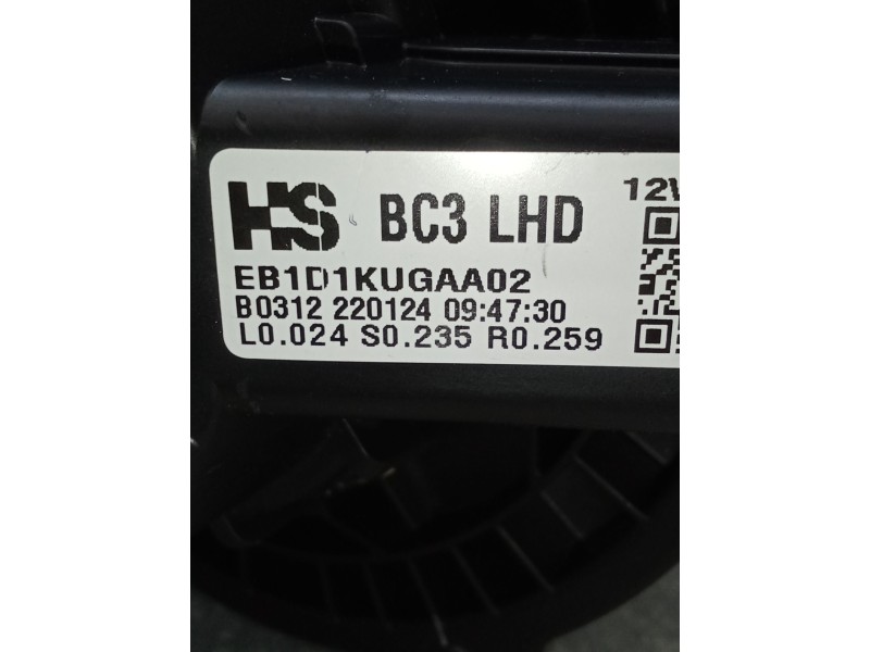 Recambio de motor calefaccion para hyundai i20 iii (bc3, bi3) 1.0 t-gdi referencia OEM IAM EB1D1kUGAA02 B0312220124 
