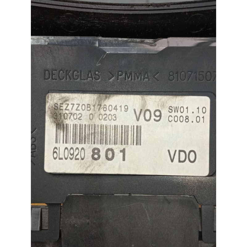 Recambio de cuadro instrumentos para seat ibiza iii (6l1) 1.4 16v referencia OEM IAM 6L0920801 310702 2002