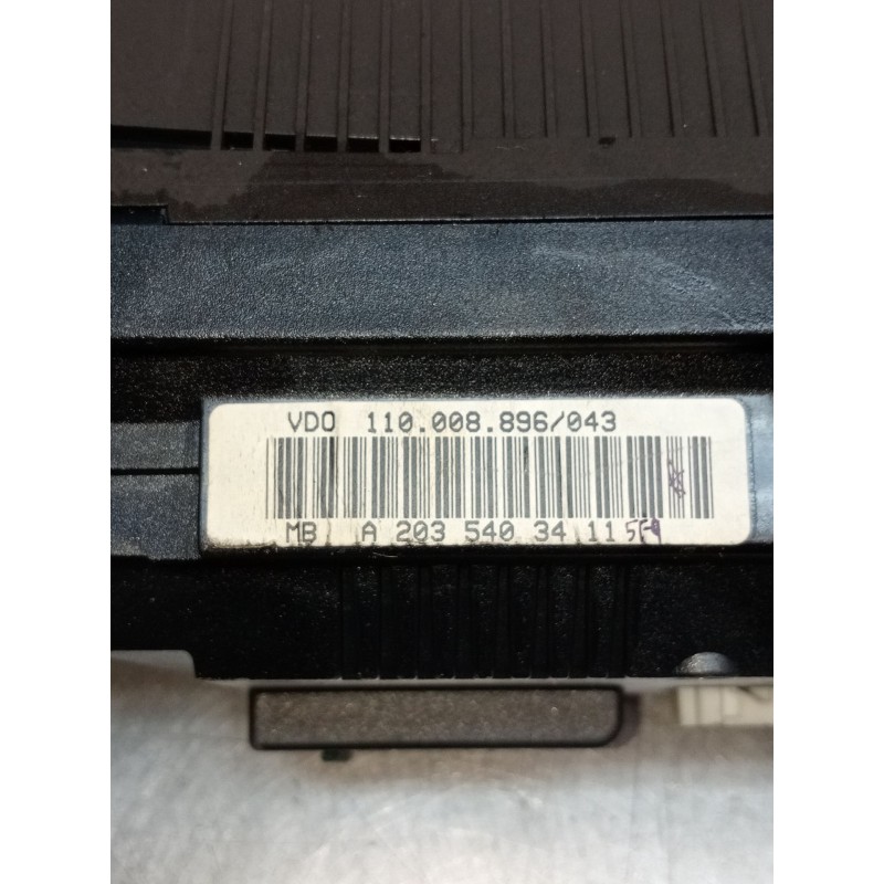 Recambio de cuadro instrumentos para mercedes-benz clase c (w203) c 270 cdi (203.016) referencia OEM IAM A2035403411 110008896 2