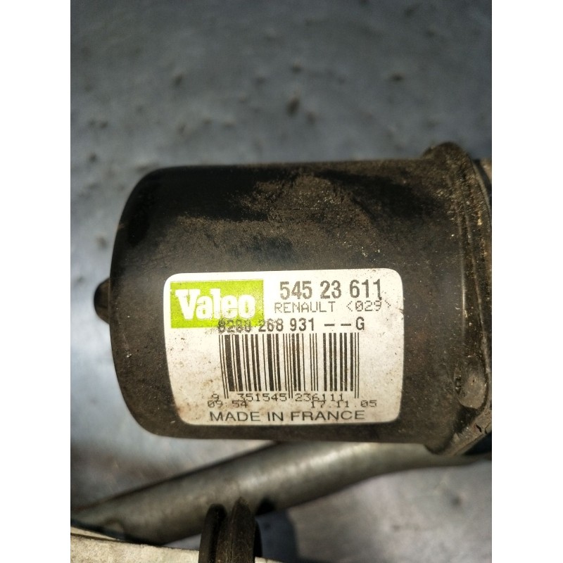 Recambio de motor limpia delantero para renault clio iii (br0/1, cr0/1) 1.2 16v (br02, br0j, br11, cr02, cr0j, cr11) referencia 