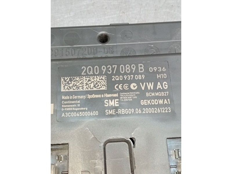 Recambio de modulo electronico para volkswagen t-cross (c11, d31) 1.0 tsi referencia OEM IAM   2019