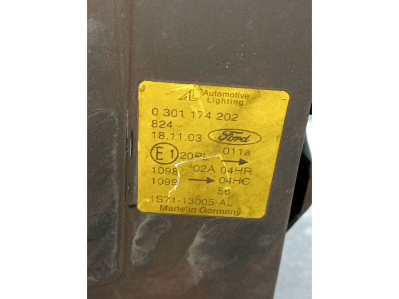 Recambio de faro derecho para ford mondeo iii sedán (b4y) 2.0 tdci referencia OEM IAM 0301174202 1S7113005AL 2001