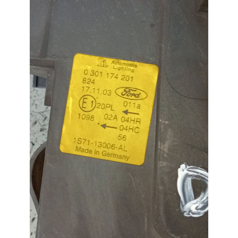 Recambio de faro izquierdo para ford mondeo iii sedán (b4y) 2.0 tdci referencia OEM IAM 0301174201 1S7113006AL 2001