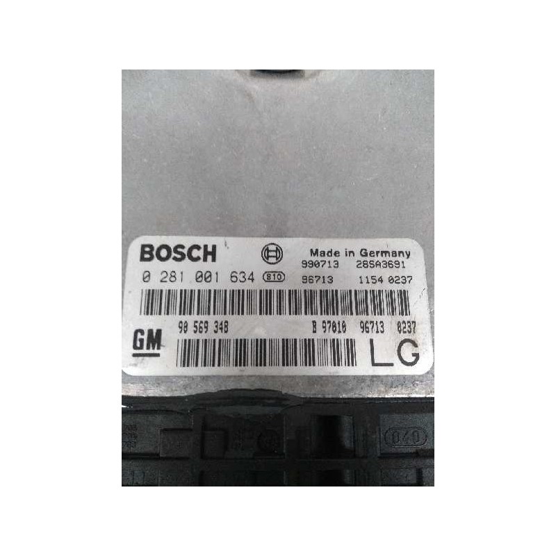 Recambio de centralita motor uce para opel vectra b caravan 2.0 dti referencia OEM IAM 0281001634 90569348 LG Recambio de centralita motor uce para opel vectra b caravan 2.0 dti referencia OEM IAM 0281001634 90569348 LG