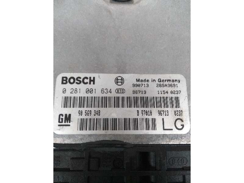 Recambio de centralita motor uce para opel vectra b caravan 2.0 dti referencia OEM IAM 0281001634 90569348 LG Recambio de centralita motor uce para opel vectra b caravan 2.0 dti referencia OEM IAM 0281001634 90569348 LG