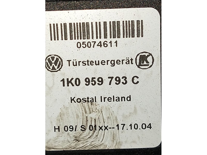 Recambio de elevalunas delantero izquierdo para volkswagen golf v (1k1) 1.9 tdi referencia OEM IAM 1K0959793C 3P 2003