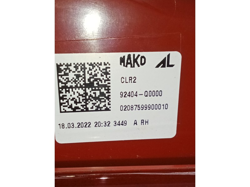 Recambio de piloto trasero derecho interior para hyundai i20 iii (bc3, bi3) 1.0 t-gdi referencia OEM IAM 92404Q0000  