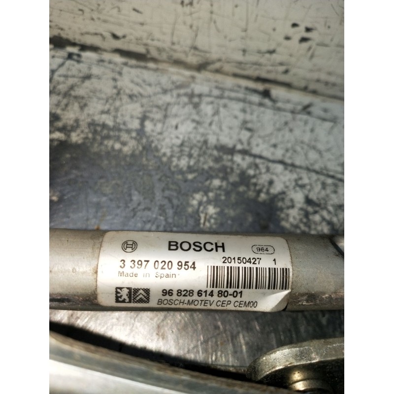 Recambio de motor limpia delantero para peugeot partner furgoneta/monovolumen 1.6 hdi / bluehdi 75 referencia OEM IAM 9682861480