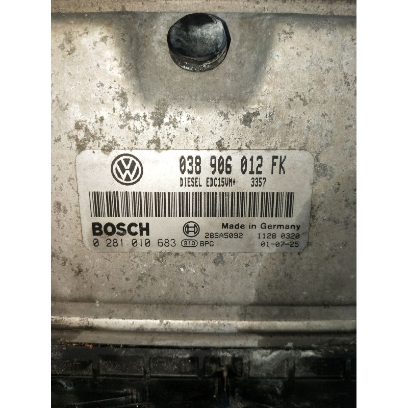Recambio de centralita motor uce para seat leon (1m1) 1.9 tdi referencia OEM IAM 0281010683 038906012FK EDC15UM 1999
