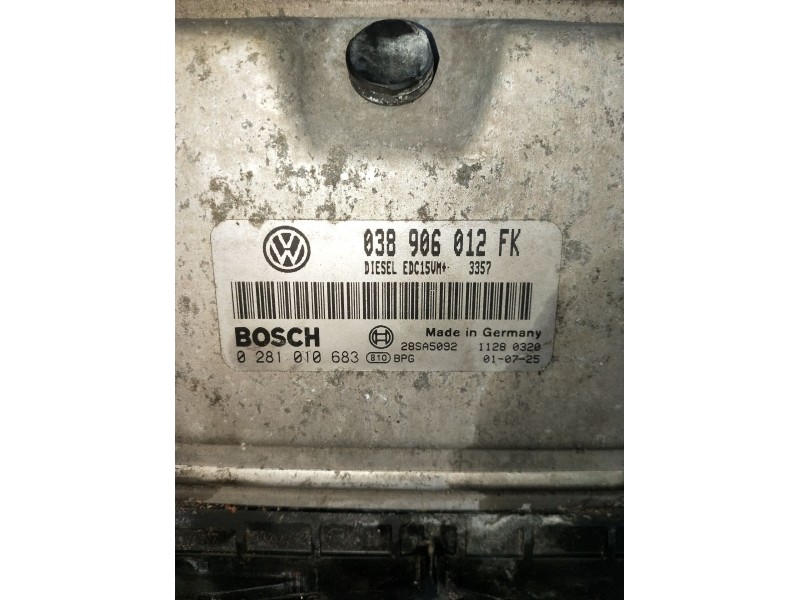 Recambio de centralita motor uce para seat leon (1m1) 1.9 tdi referencia OEM IAM 0281010683 038906012FK EDC15UM 1999