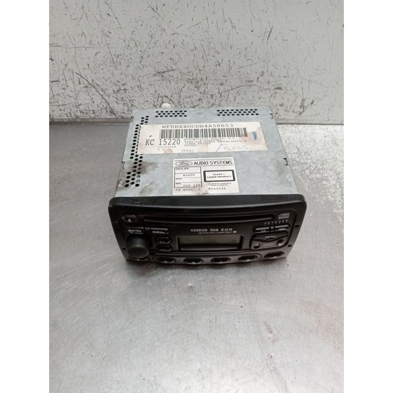 Recambio de sistema audio / radio cd para ford focus i sedán (dfw) 1.8 turbo di / tddi referencia OEM IAM   