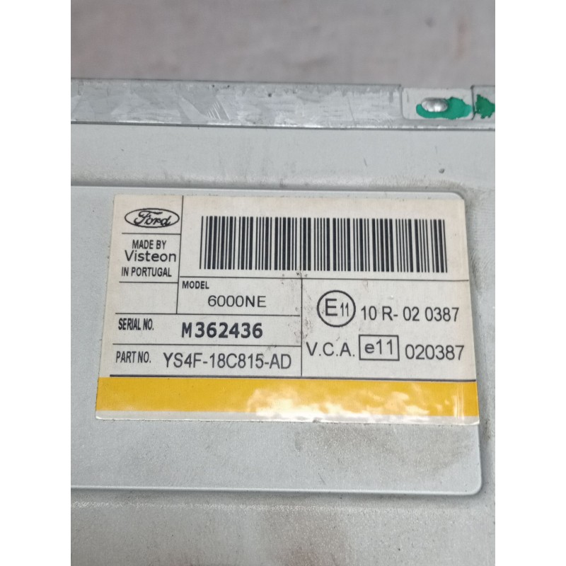 Recambio de sistema audio / radio cd para ford focus i sedán (dfw) 1.8 turbo di / tddi referencia OEM IAM   