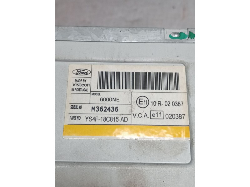 Recambio de sistema audio / radio cd para ford focus i sedán (dfw) 1.8 turbo di / tddi referencia OEM IAM   