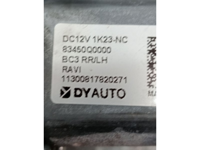 Recambio de elevalunas trasero izquierdo para hyundai i20 iii (bc3, bi3) 1.0 t-gdi referencia OEM IAM 83450Q0000 5P 83401Q0010 2