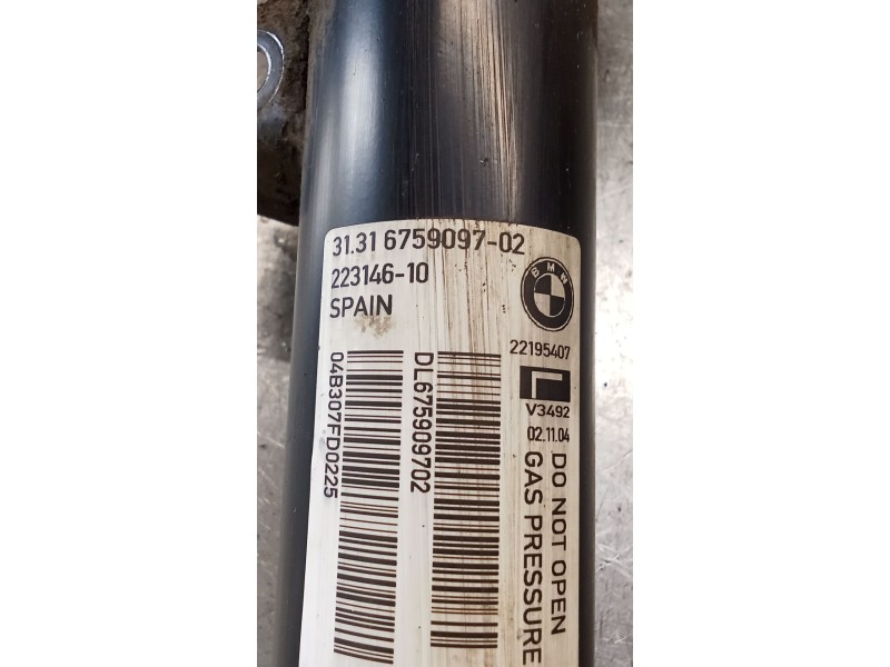 Recambio de amortiguador delantero izquierdo para bmw 3 (e46) 320 d referencia OEM IAM 3131675909702  01
