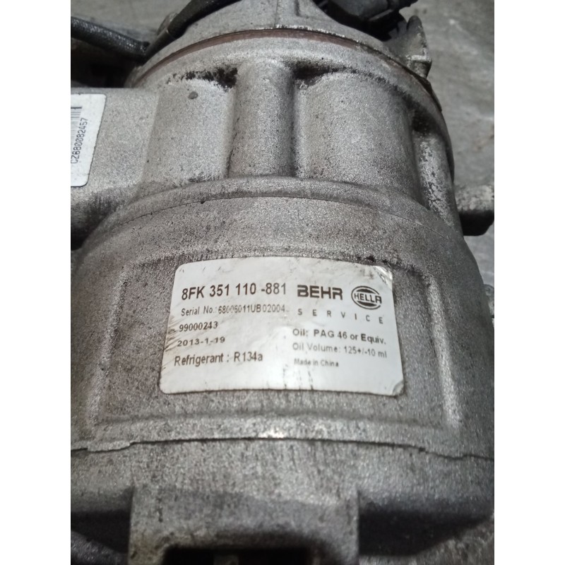 Recambio de compresor aire acondicionado para audi a4 b7 avant (8ed) 2.0 tdi 16v referencia OEM IAM 8FK351110881  05