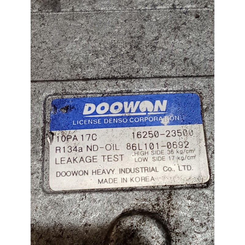 Recambio de compresor aire acondicionado para kia sorento i (jc) 2.5 crdi referencia OEM IAM 1625023500 86l1010692 06