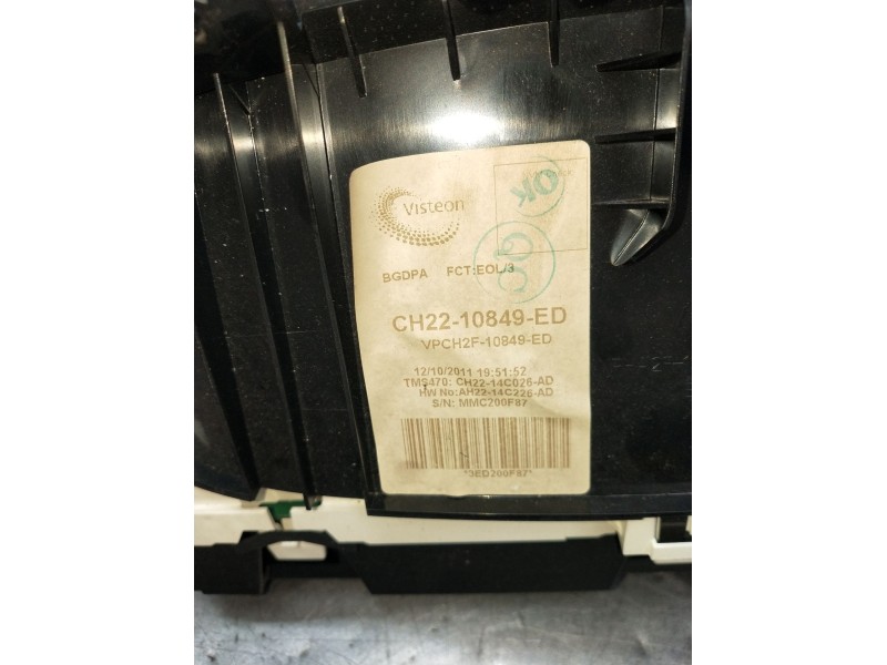 Recambio de cuadro instrumentos para land rover range rover sport v6 td s referencia OEM IAM CH2210849ED VPCH2F10849ED 2010