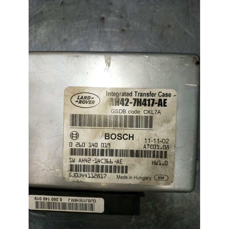 Recambio de centralita cambio automatico para land rover range rover sport v6 td s referencia OEM IAM 0260140019 AH427H417AE 201