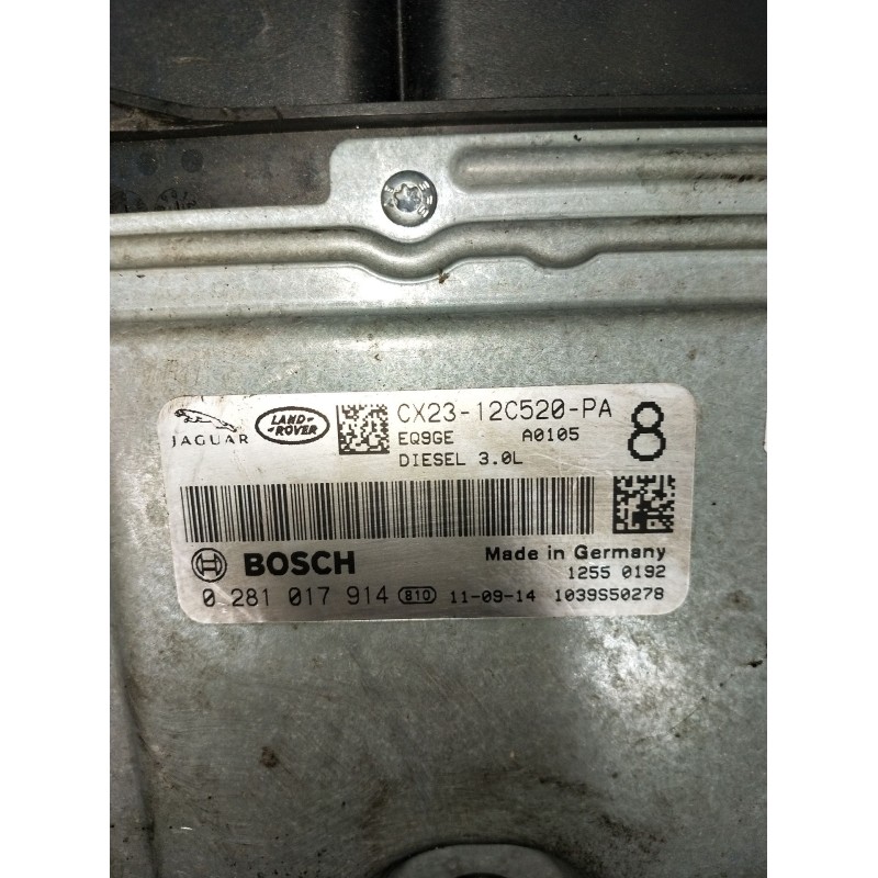 Recambio de centralita motor uce para land rover range rover sport v6 td s referencia OEM IAM 0281017914 CX2312C520PA 1039S50278