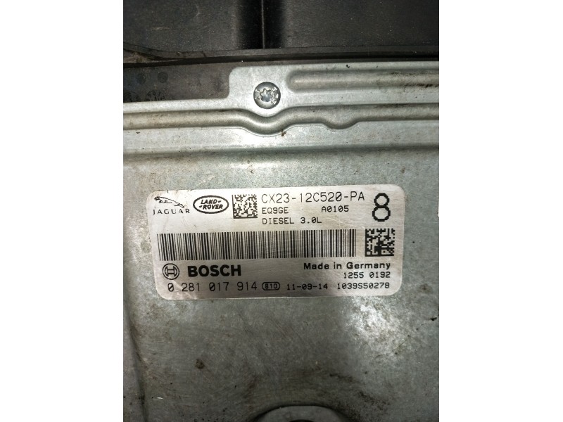 Recambio de centralita motor uce para land rover range rover sport v6 td s referencia OEM IAM 0281017914 CX2312C520PA 1039S50278