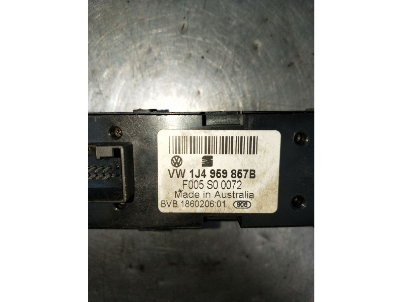 Recambio de mando elevalunas delantero izquierdo para seat leon (1m1) 1.9 tdi referencia OEM IAM 1J4959857B 5P 1999
