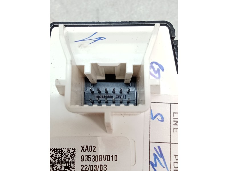 Recambio de mando retrovisor para hyundai i20 iii (bc3, bi3) 1.0 t-gdi referencia OEM IAM 93530BV010 299218837 2020