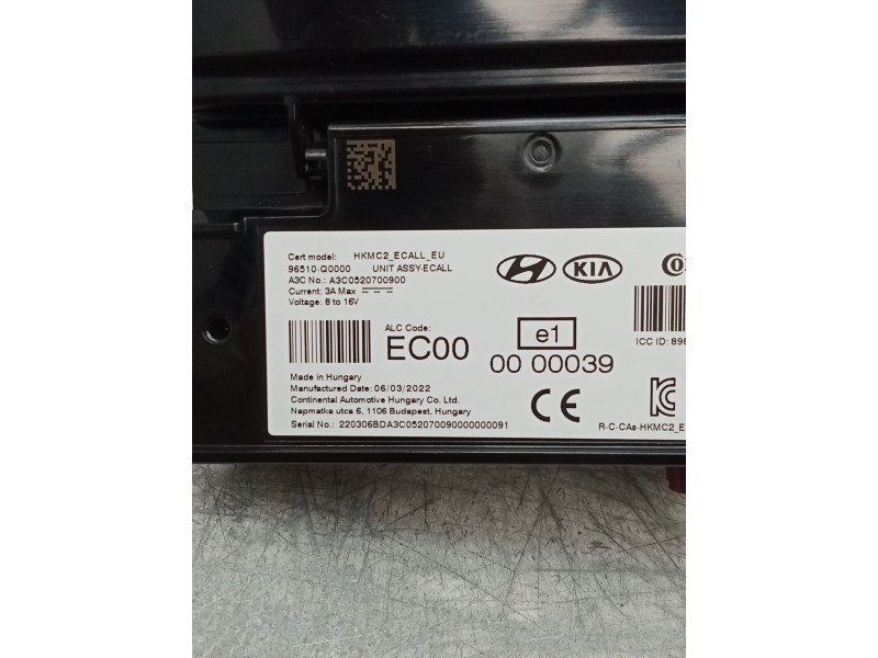 Recambio de modulo electronico para hyundai i20 iii (bc3, bi3) 1.0 t-gdi referencia OEM IAM 96510Q0000 A3C0520700900 